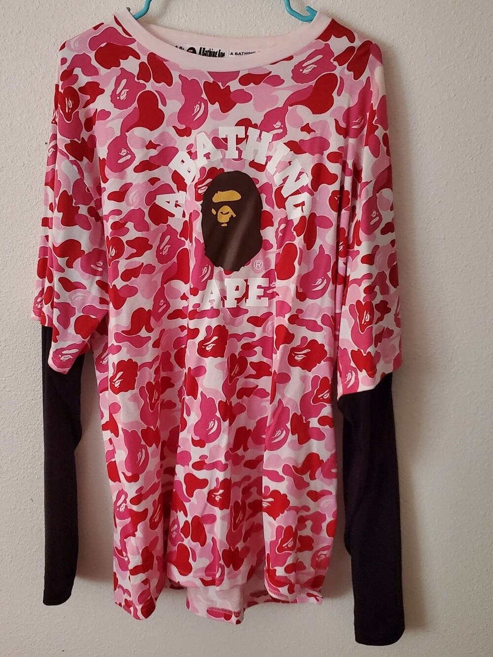 Bape Abc Camo Layered Long Sleeve Tee 2xl